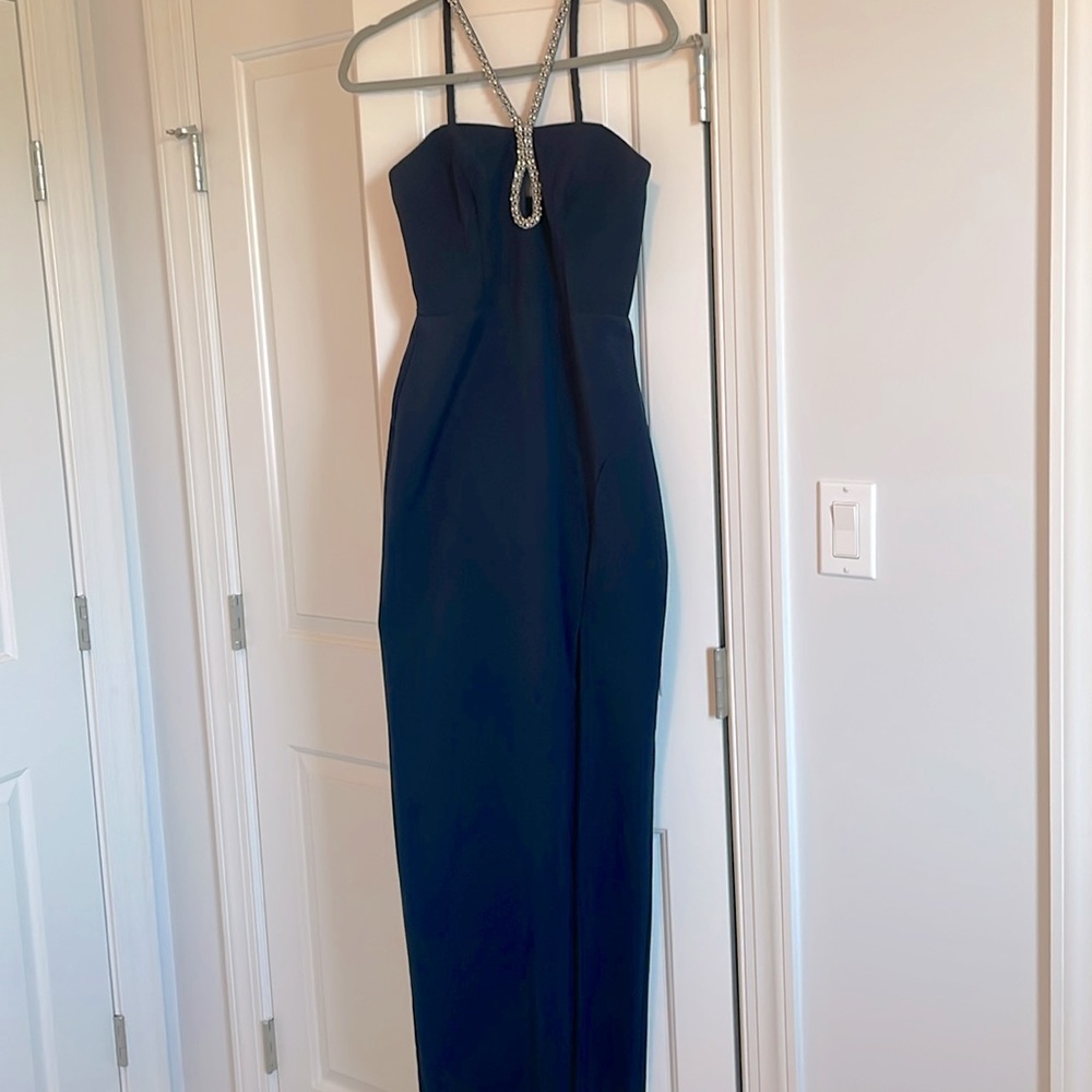 Aqua gown worn once! - Picture 3 of 15